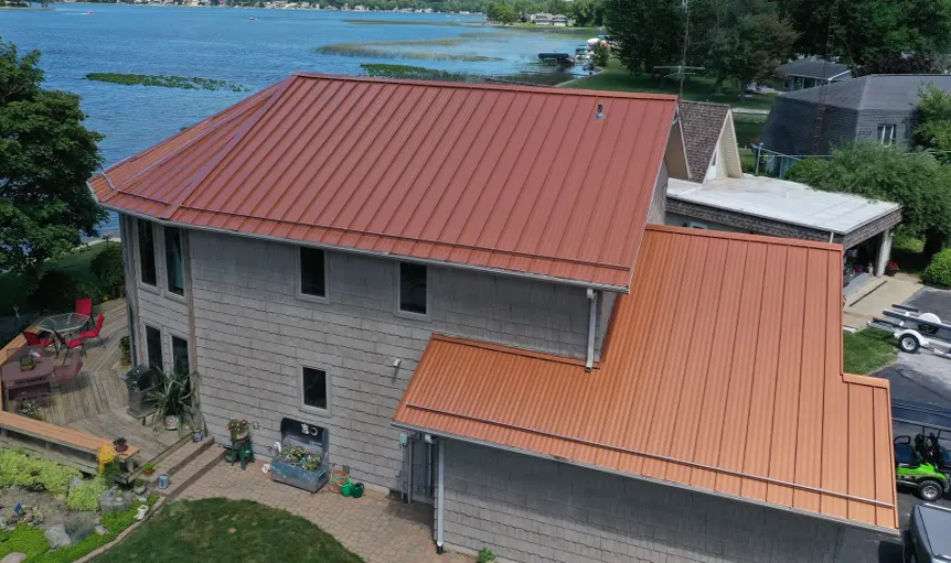 Commercial roof inspection documented in Connersville